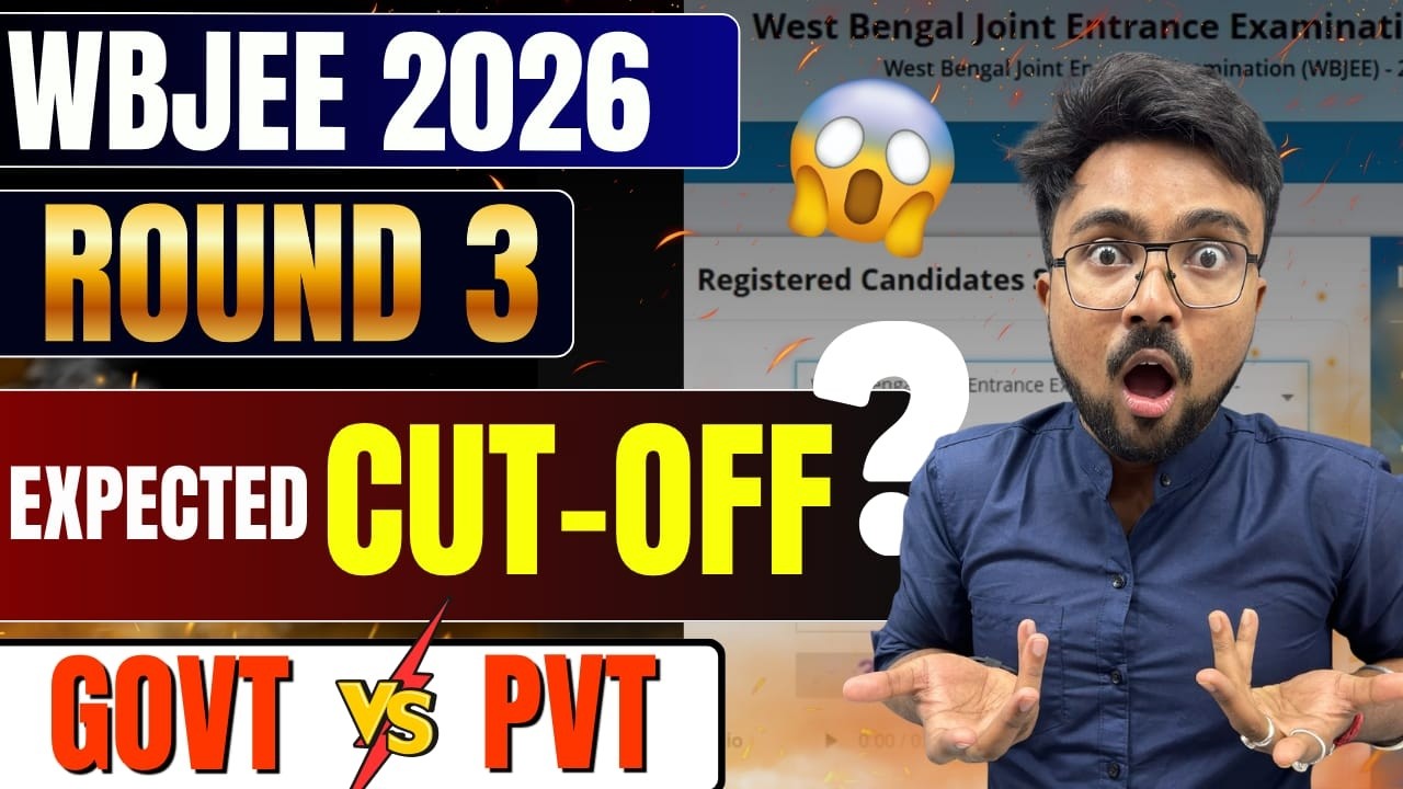WBJEE Round 3 Cut-Off😱High or Low?✅ No Seats Left ❌❌Govt vs Private ✅Branch Vs Stream✅ My Prediction
