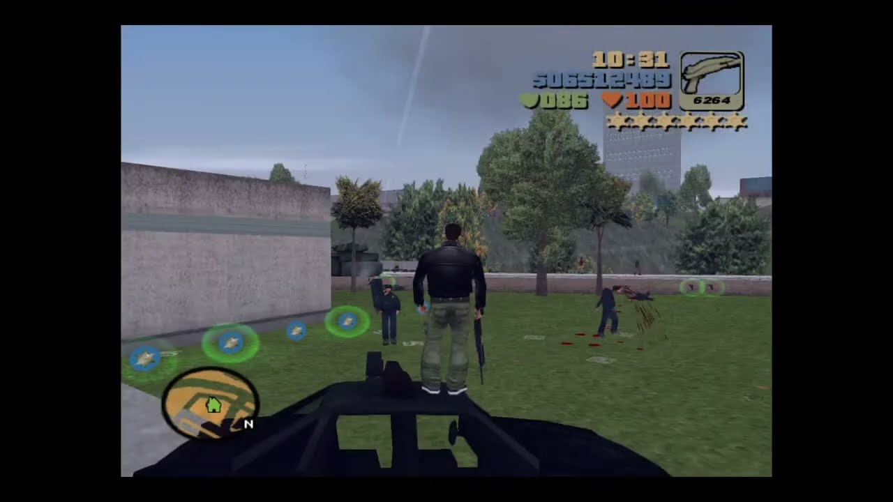 Grand Theft Auto 3 (2001) | Police, FBI & Army Shootout  | Shoreside Vale Safehouse