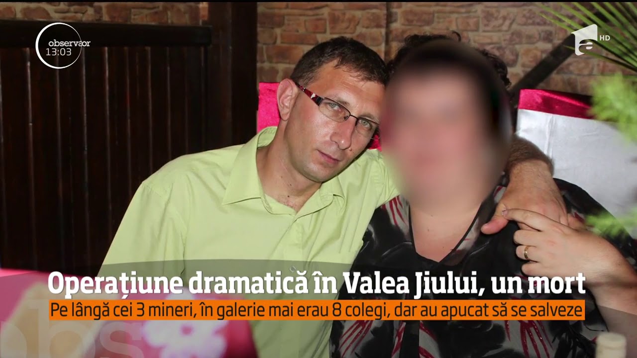 După 13 ore dureros de grele, cei trei mineri prinşi în subteranul minei Lupeni, au fost scoşi l