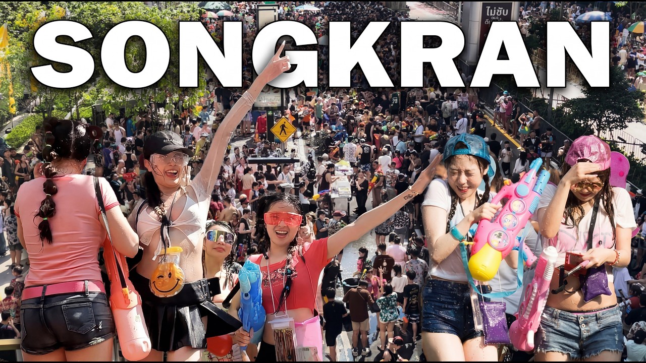 SONGKRAN in Bangkok, Thailand 2025 So WILD 🇹🇭 สงกรานต์ปีใหม่ไทย | MILLIONS Of People!