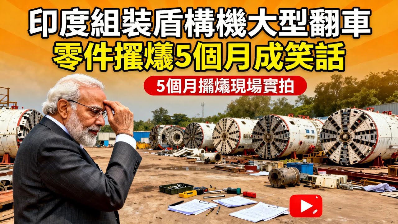 印度「大國夢」碎於盾構機！自主組裝連卡口都對不對
