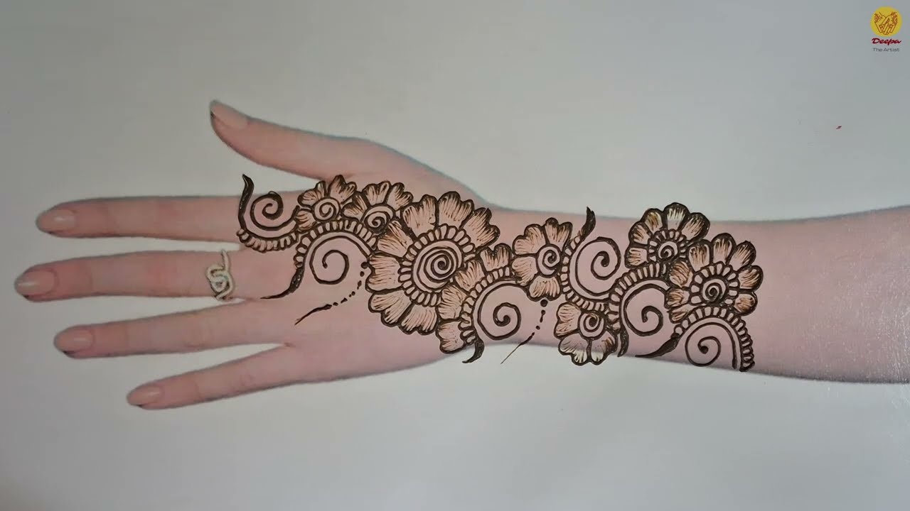 Full Hand Mehndi Jo Sabko Pasand Aayi 💖 | Simple mehndi Itni Khoobsurat Mehndi Sirf 2 Minute Mein! 💯