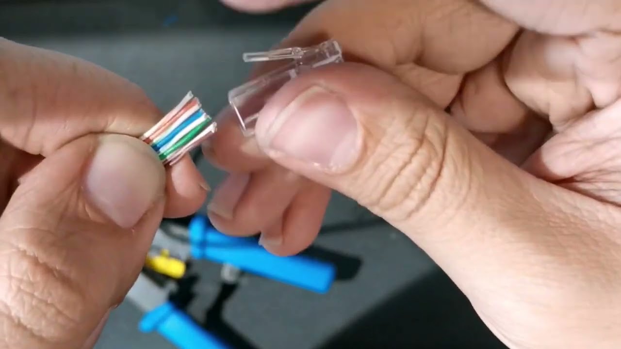 دروستکردن و بەستانی کێبڵی لان و بی ئێن سی Making lan & BNC cable Kurdish