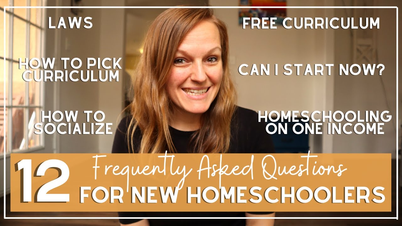 12 FAQS FOR NEW HOMESCHOOL MOMS | Commonly Asked Questions for New Homeschoolers | How to Homeschool