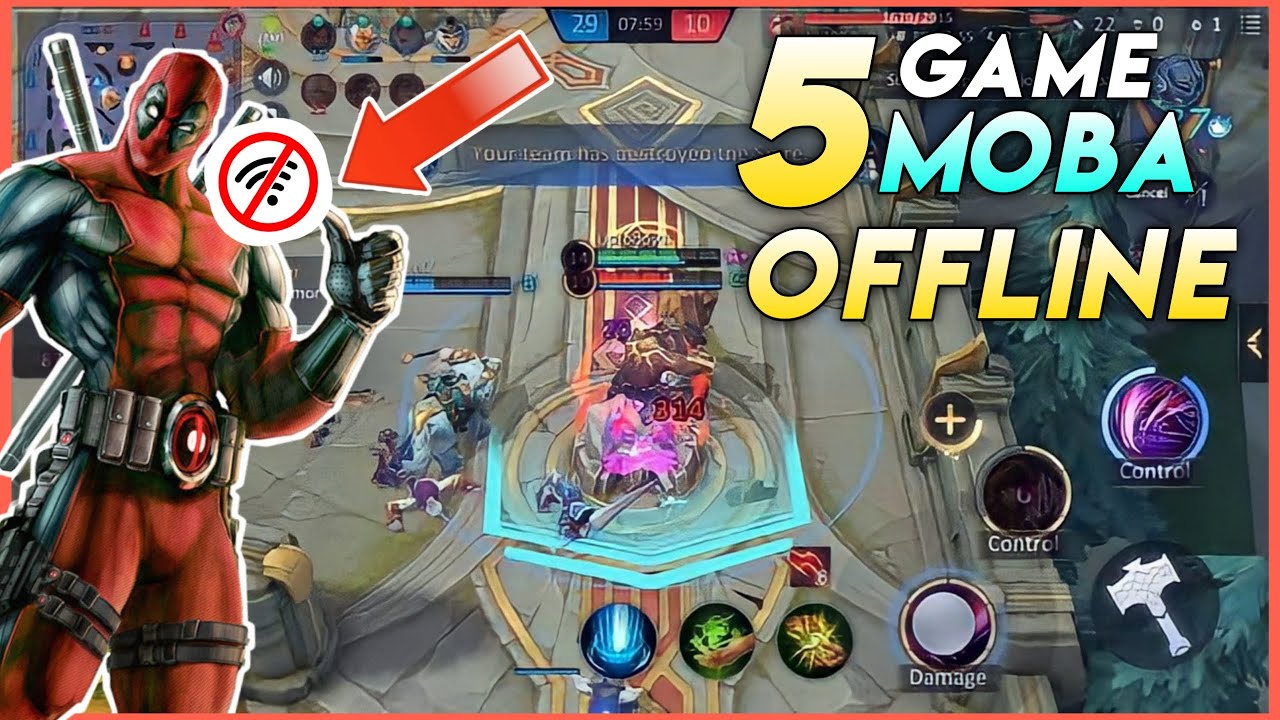 Game MOBA OFFLINE Android Mirip ml Ukuran Kecil Terbaik | Moba Offline MIrip Mobile Legends 2021