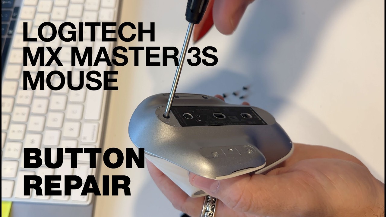 Logitech MX Master 3S Button Repair - Solder In A New Button