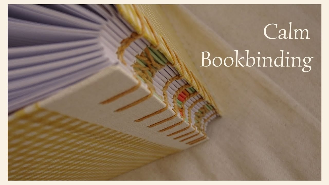 DIYing my Journal for this New Year from Zero📚  - ASMR bookbinding process, no music