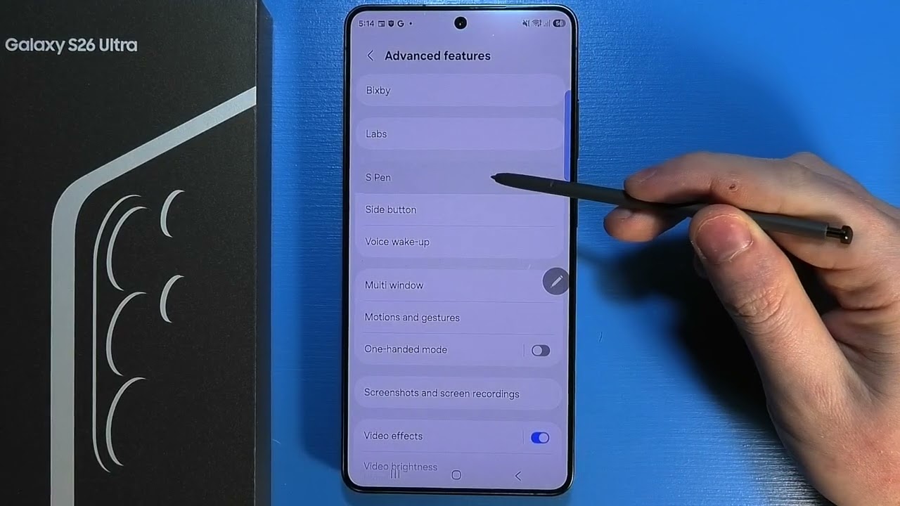 Jak włączyć/wyłączyć dźwięki rysika S-Pen w telefonie Samsung Galaxy S26 Ultra