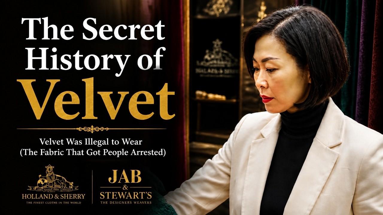 The Secret History of Velvet &mdash; Velvet Was Illegal to Wear (The Fabric That Got People Arrested)