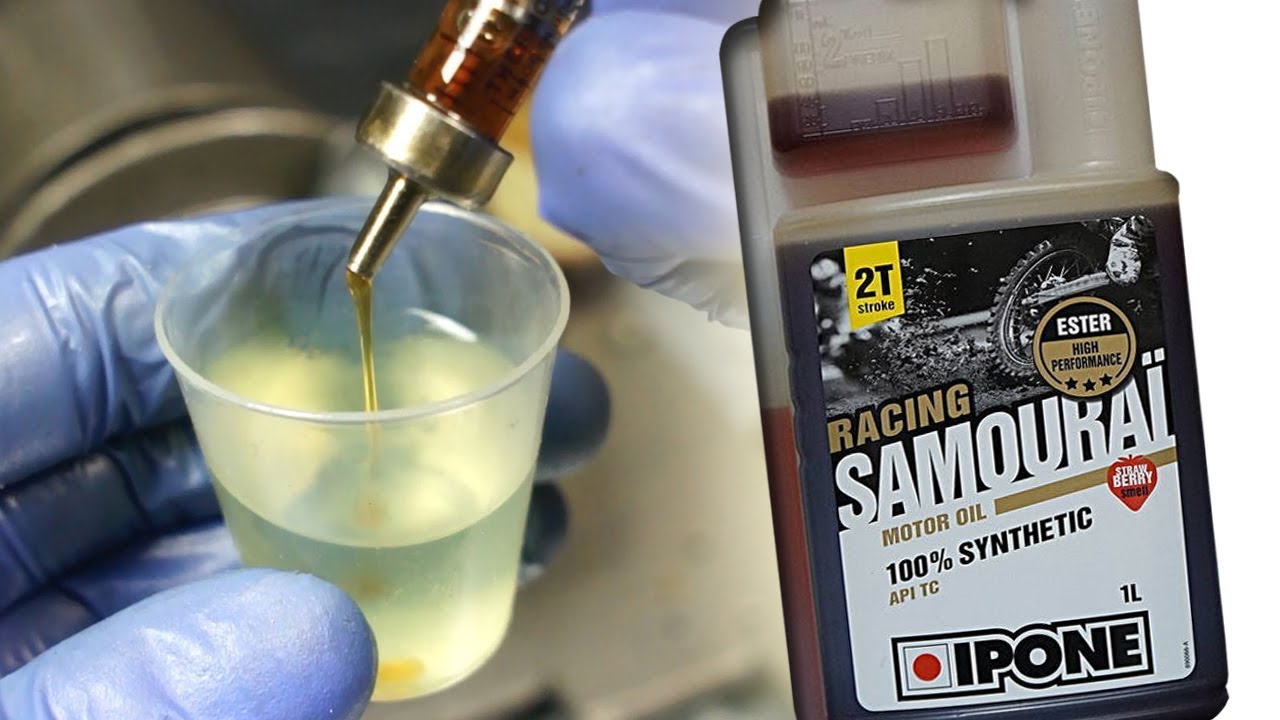 Ipone Samourai Racing 2T Лучшее масло 2Т? Смесь 50:1