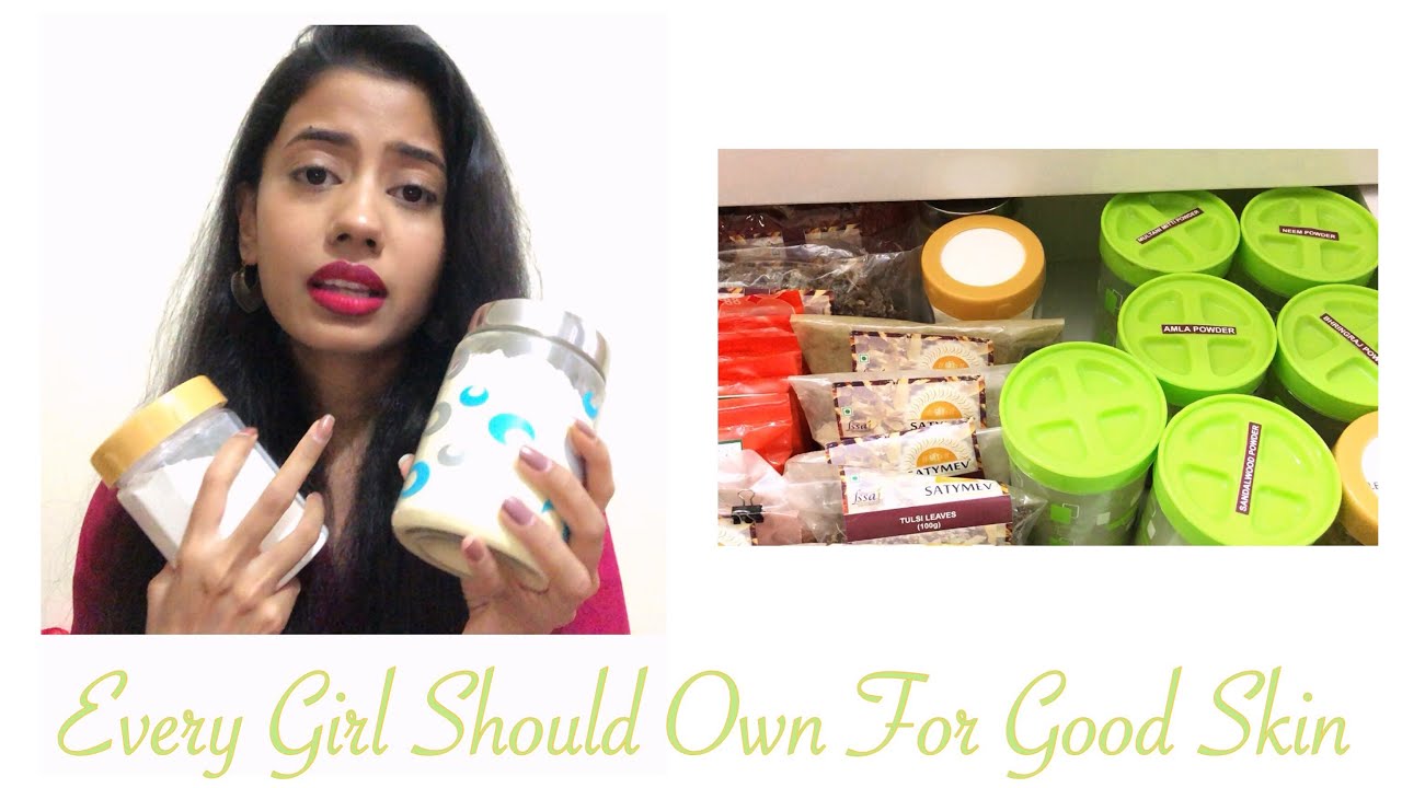 Masks & Herbal Powders Every Girl Should Own for Good Skin|Storage|
