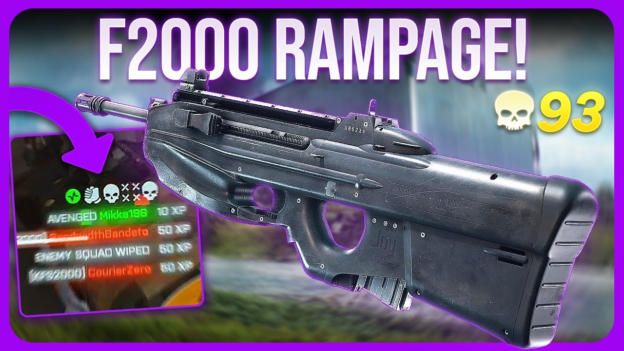 DOMINATING! 93 KILLS with the F2000 - BF2042 - Breakthrough - Spearhead