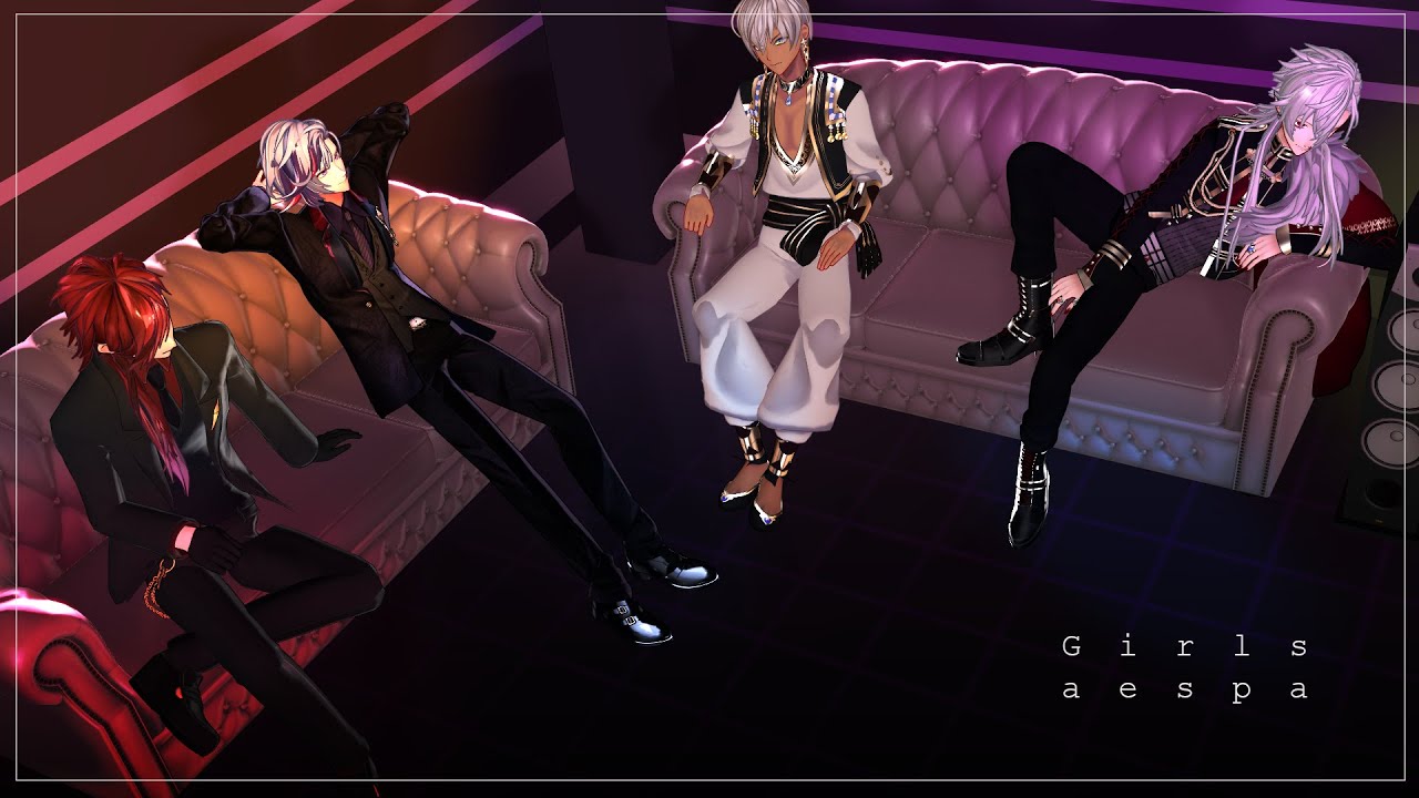 【にじさんじMMD】aespa - Girls【ローレン・イロアス/葛葉/不破湊/イブラヒム 】