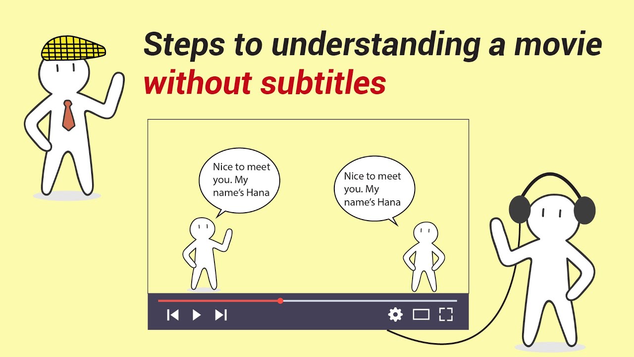 4 Steps to understanding a movie without subtitles | English Tips