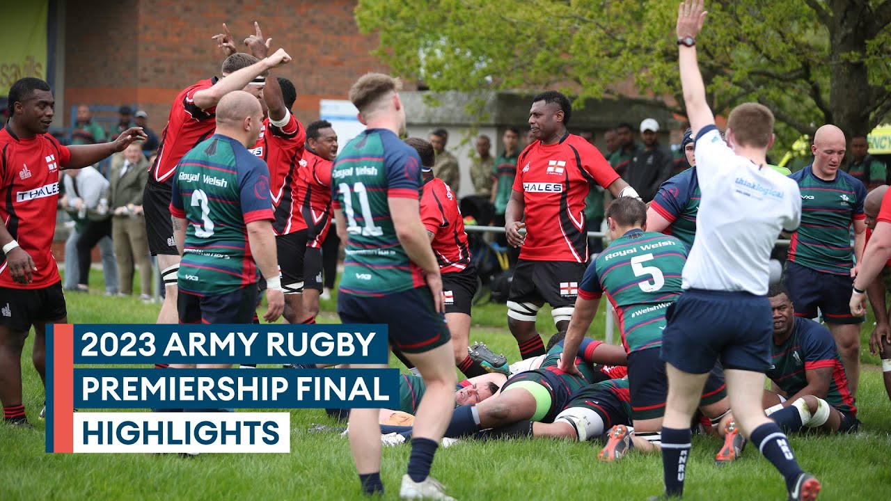 HIGHLIGHTS: 12 Regiment Royal Artillery v 1st Battalion The Royal Welsh |  Army Premiership final