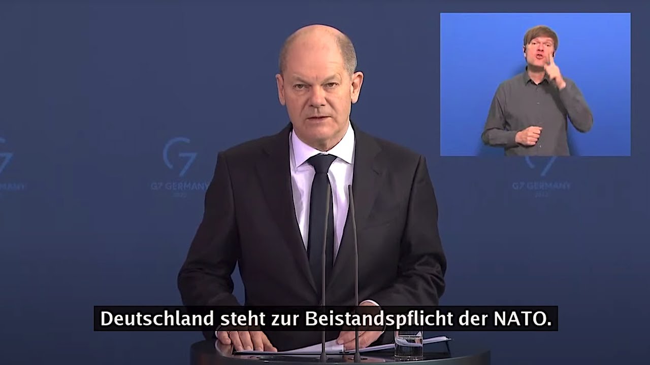 24.02.2022 - Olaf Scholz - Krieg Russland/Ukraine