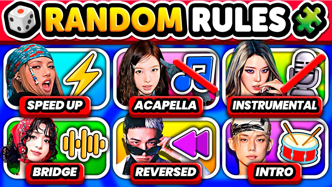 GUESS THE KPOP SONG: RANDOM RULES 🔥 | KPOP QUIZ 2025