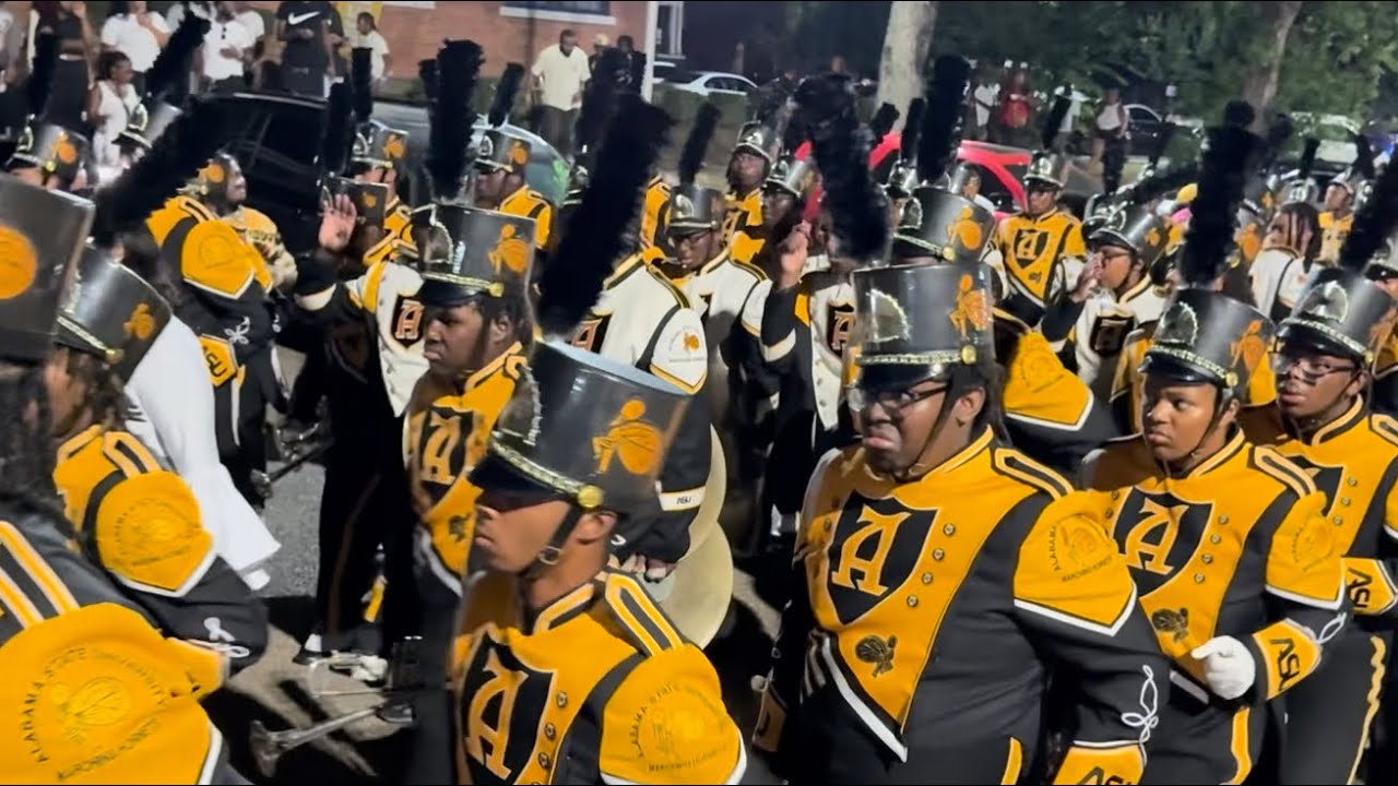 Alabama State Percussion (Marching Out Stadium) 2025 vs Miles College 