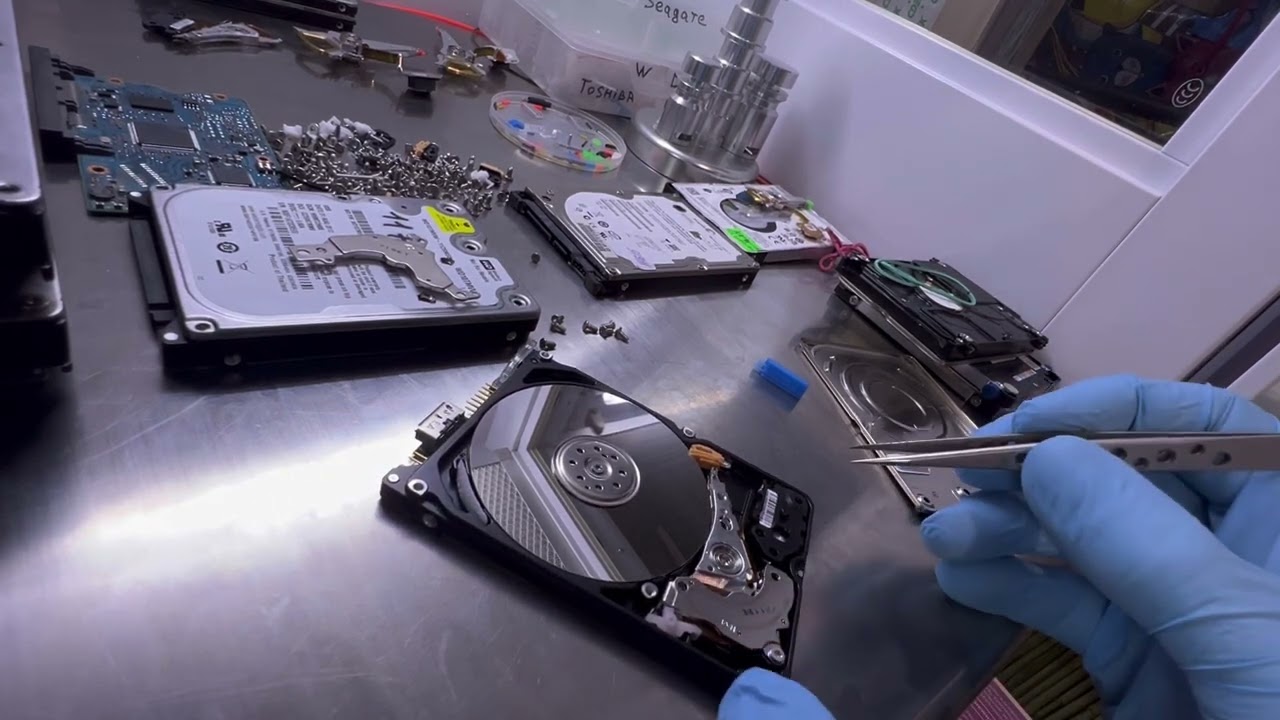 Жесткий диск WD залипание, восстановление данных