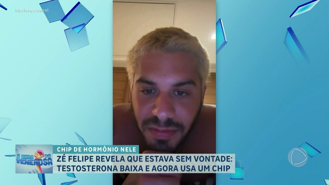 A HORA DA VENENOSA: Zé Felipe admite baixa testosterona e faz tratamento