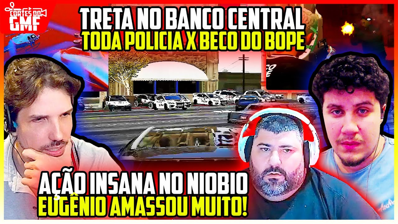 TRETA no BANCO CENTRAL🔥 BECO DO BOPE DO BAGUAL CONTRA TODA POLICIA FOI INSANO na CAPITAL CITY GTA RP