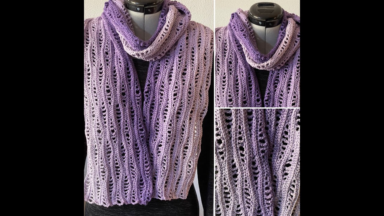 Haak tutorial: Gehaakt sjaaltje Zuzanna, Lang Yarn Ayumi, crochet tutorial