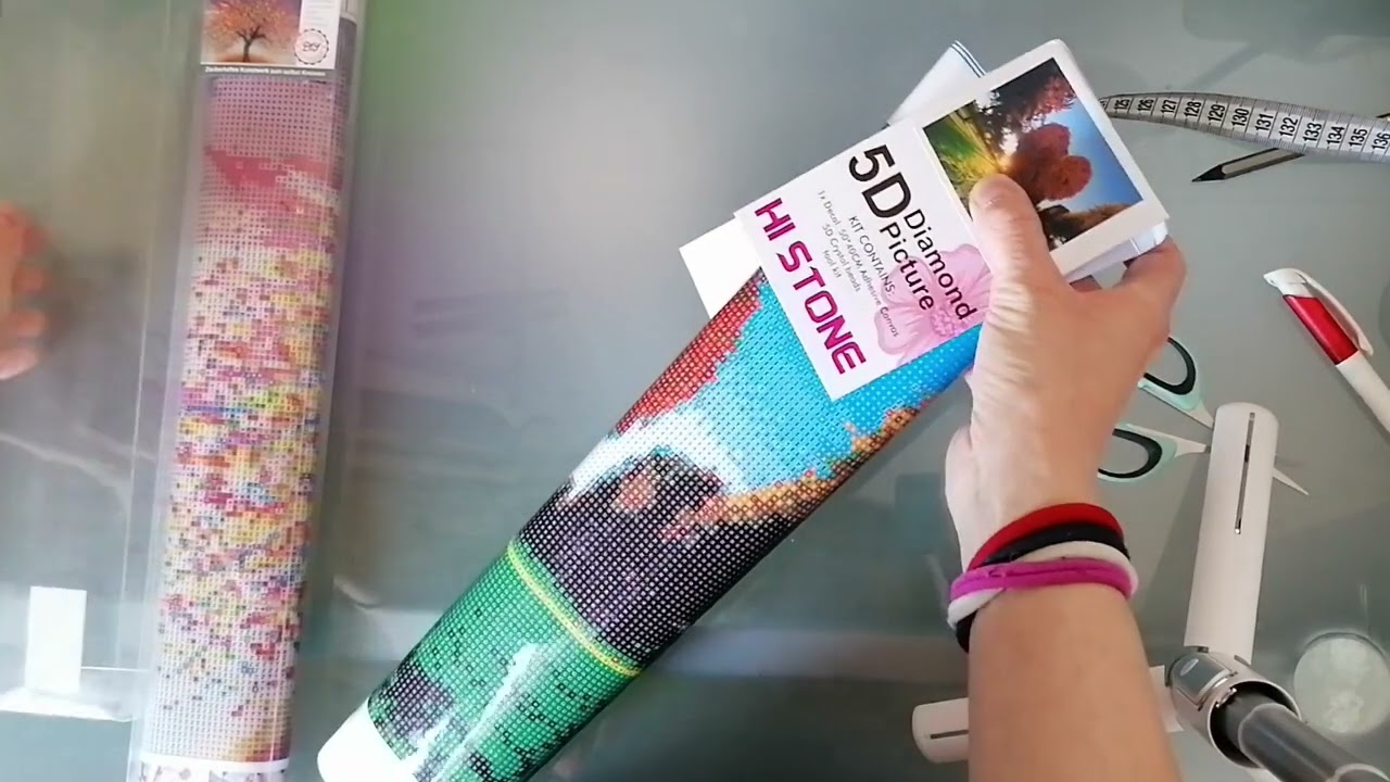 Diamond Painting 5. Unboxing Auspackvideo 1. #Scheidings Onlineshop