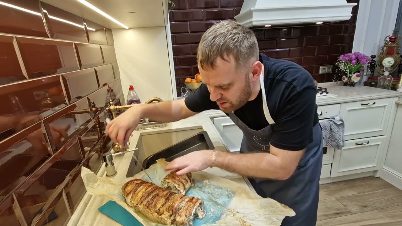 Мясной РУЛЕТ С ГРИБАМИ все будут в восторге