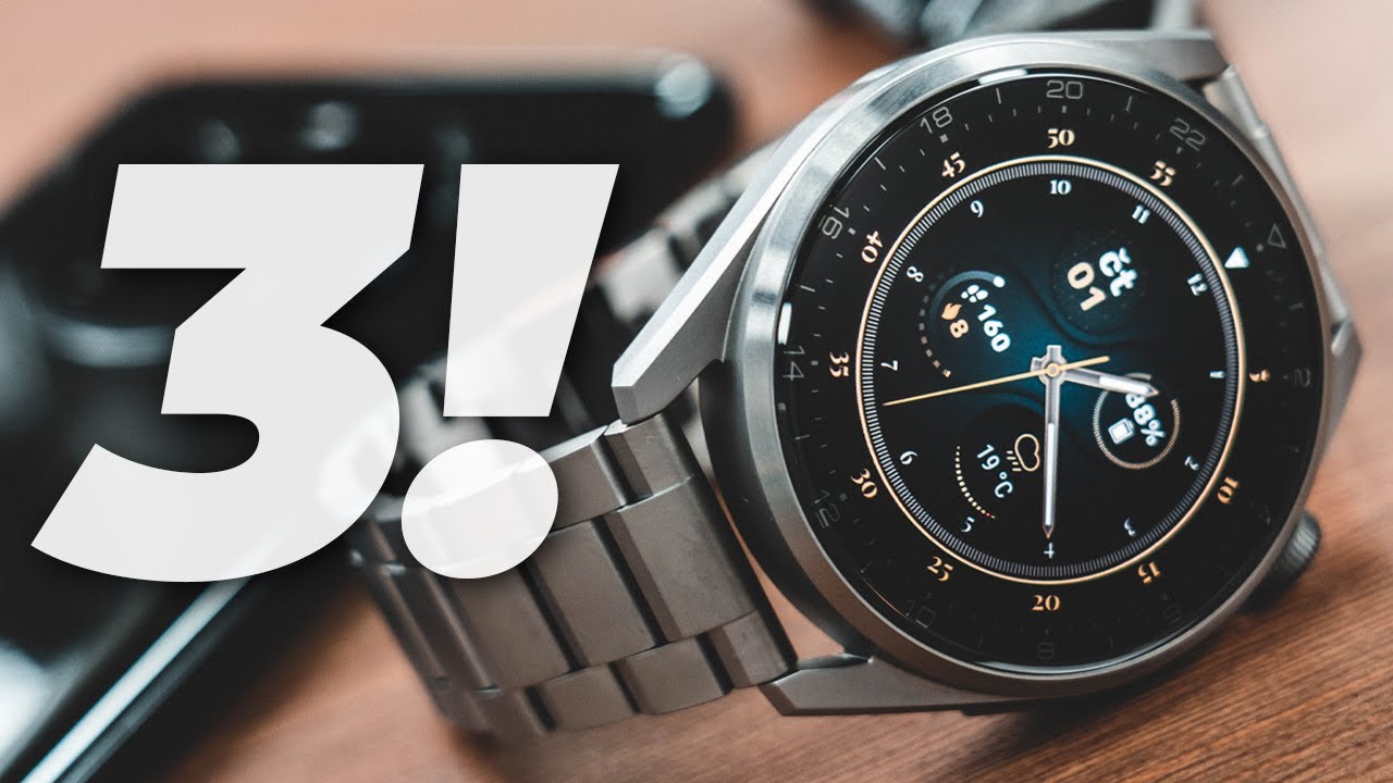 Huawei Watch 3: Super vylepšené chytré hodinky - a nyní i v titanu! (SROVNÁVACÍ RECENZE # 1370)