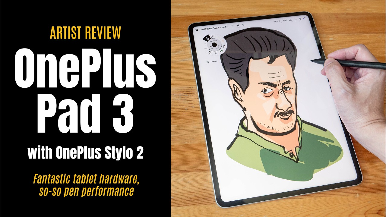 OnePlus Pad 3 artist review: So-so pen performance