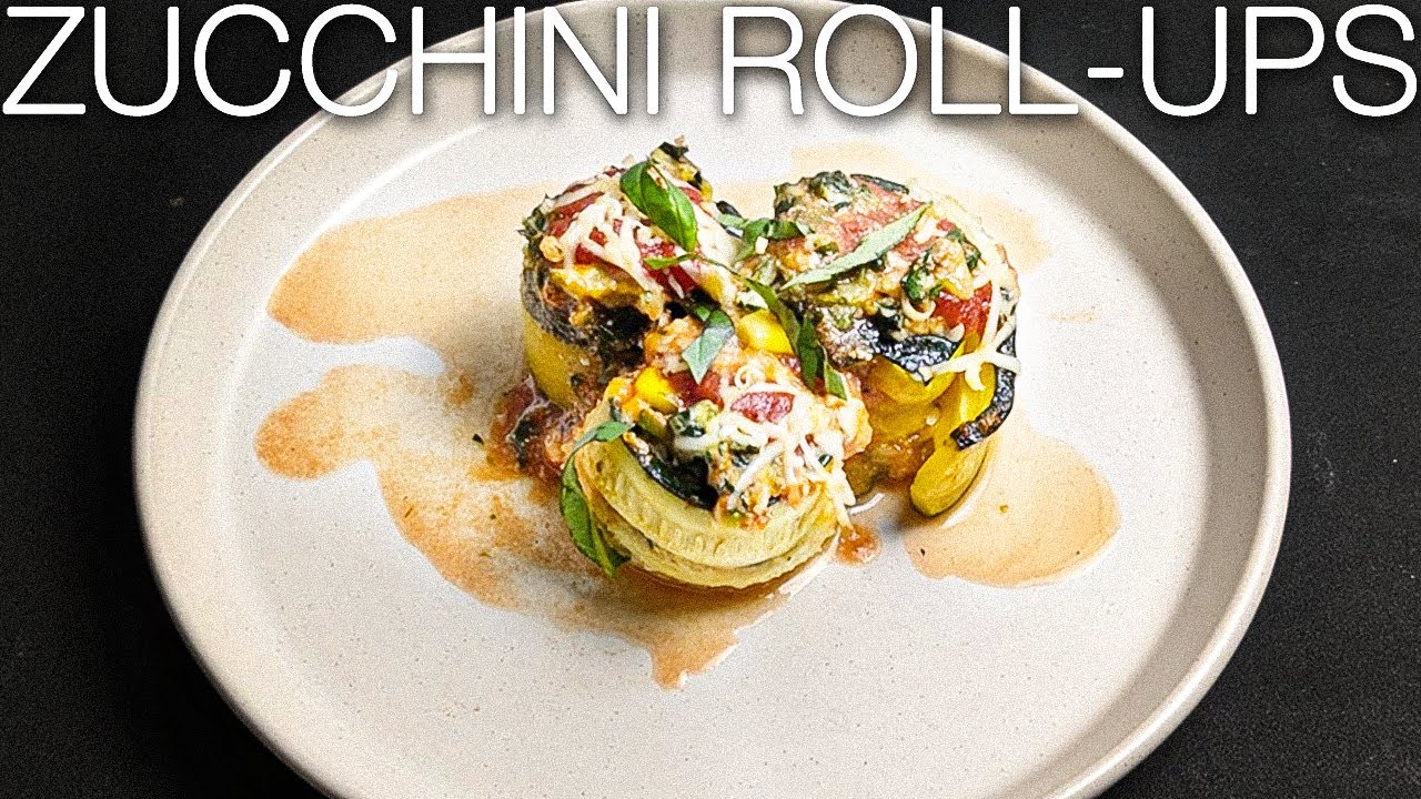 Easy Zucchini Lasagna Roll-Ups