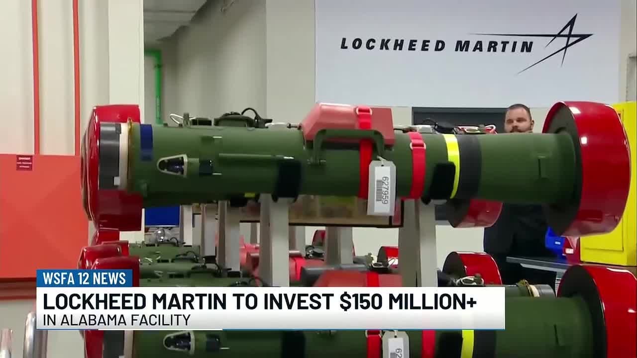 Lockheed Martin to invest more than $150M in Alabama facility