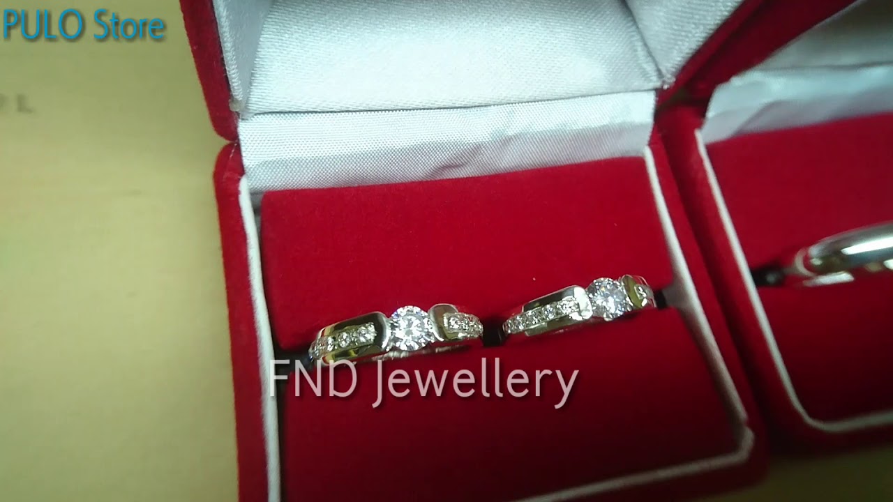 Cincin Couple perak Cc003