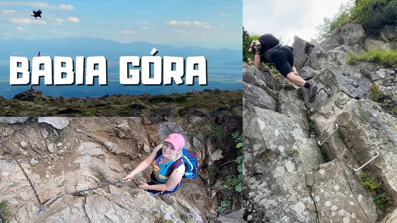 Babia Góra 2024 niebieski szlaki z Przełęczy Krowiarki i żółty szlak Perć Akademików