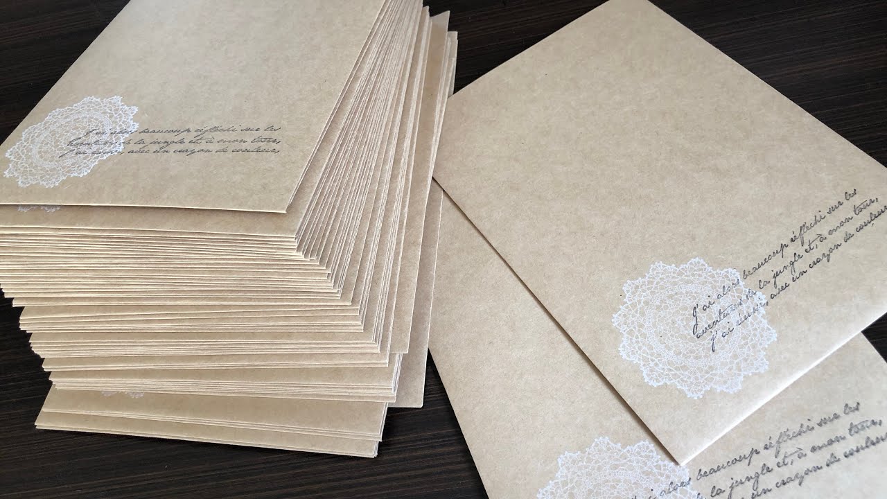 【紙もの】ひたすら紙袋を作るだけの動画／大量消費 【344】