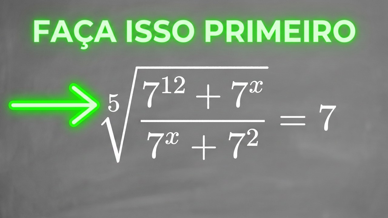 Equação Exponencial com Raiz: Só para Gênios?