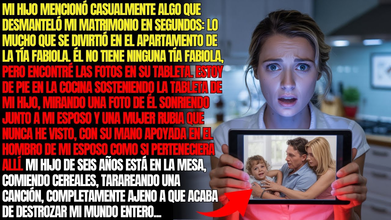 Mi hijo mencionó casualmente algo que desmanteló mi matrimonio en segundos: lo mucho que se divirtió