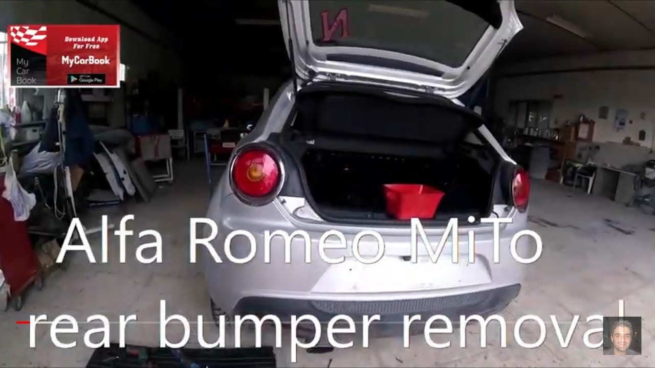 Alfa Romeo MiTo  rear bumper removal