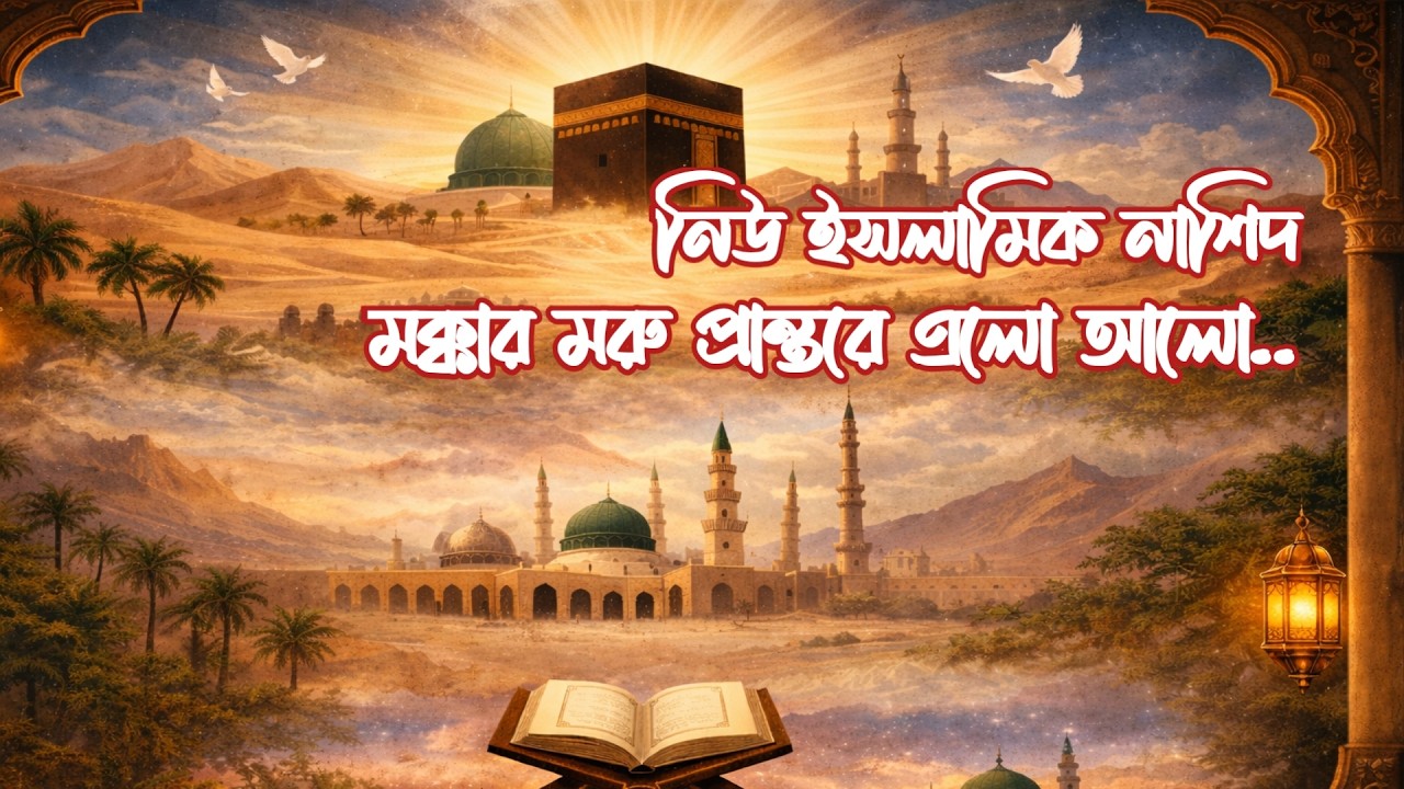 মক্কার মরু প্রান্তরে এলো আলো, নিউ ইসলামিক নাশিদ। Moccar Moru Prantore Elo Alo, New Islamic Nashid