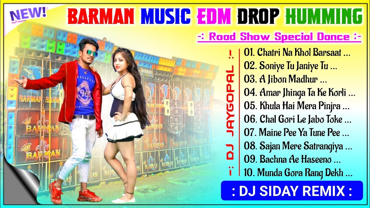 Barman Music Edm Drop Humming ✨ Dj Siday Remix ✨ Hindi Edm Drop Humming Mix ✨ Dj Susovan Remix 2025
