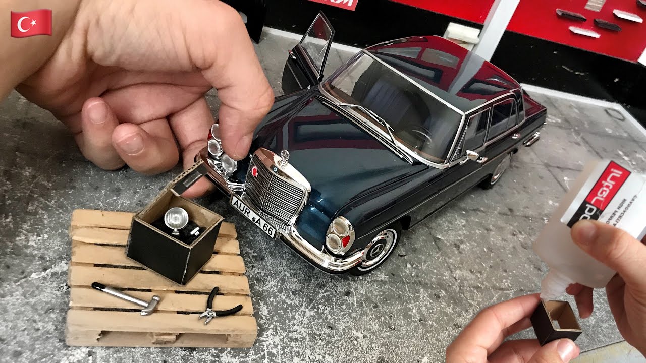 1:18 CLASSİC MERCEDES W108 280SE DETAİL WORKS | NOREV DİECAST MODEL UNBOXİNG