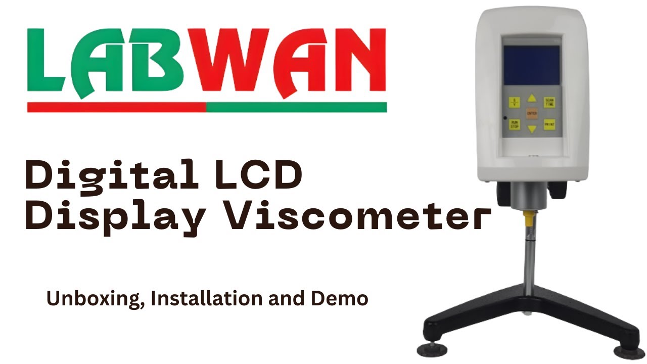 Digital Viscometer / Viscosity Measuring Device / How to use a Viscometer / LABWAN Viscometer