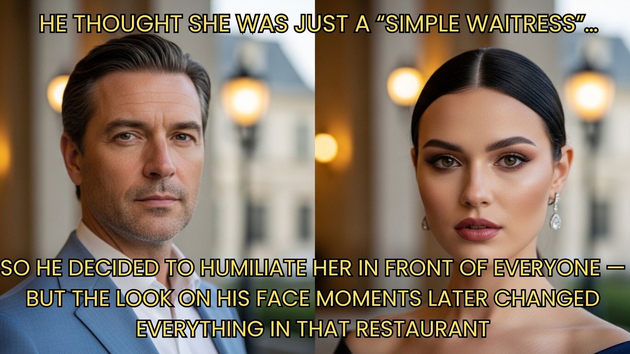HE TRIED TO EMBARRASS A WAITRESS — BUT THE BILLIONAIRE NEVER EXPECTED HER PHD