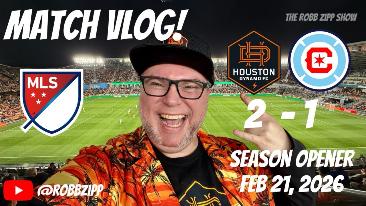 ⚽️ ROBB ZIPP SAW @houstondynamo beat @chicagofire 2-21-2026