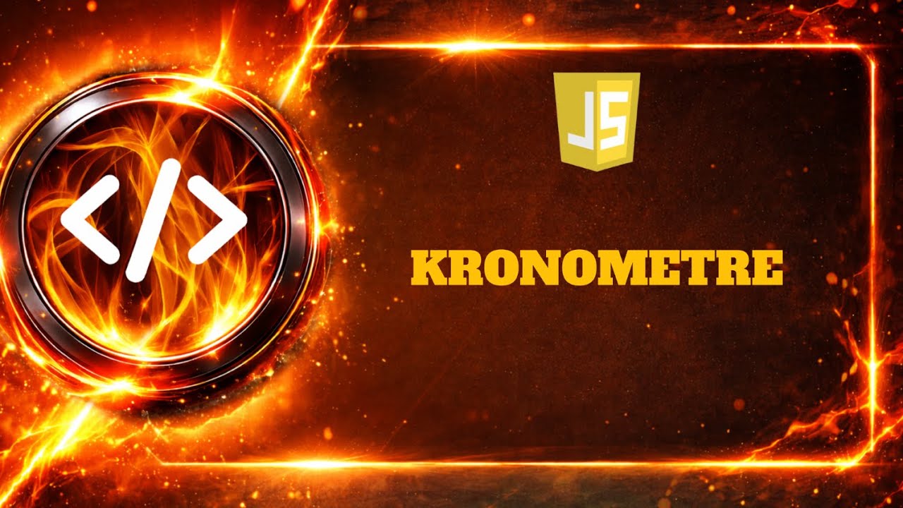 JAVASCRIPT PROJELERİ - KRONOMETRE