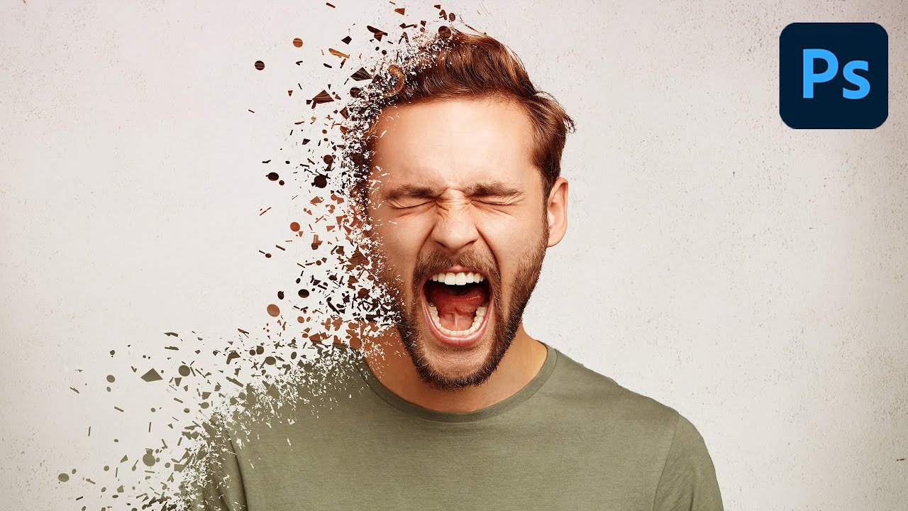 Эффект дисперсии в Photoshop всего за 3 минуты! — Очень простой урок