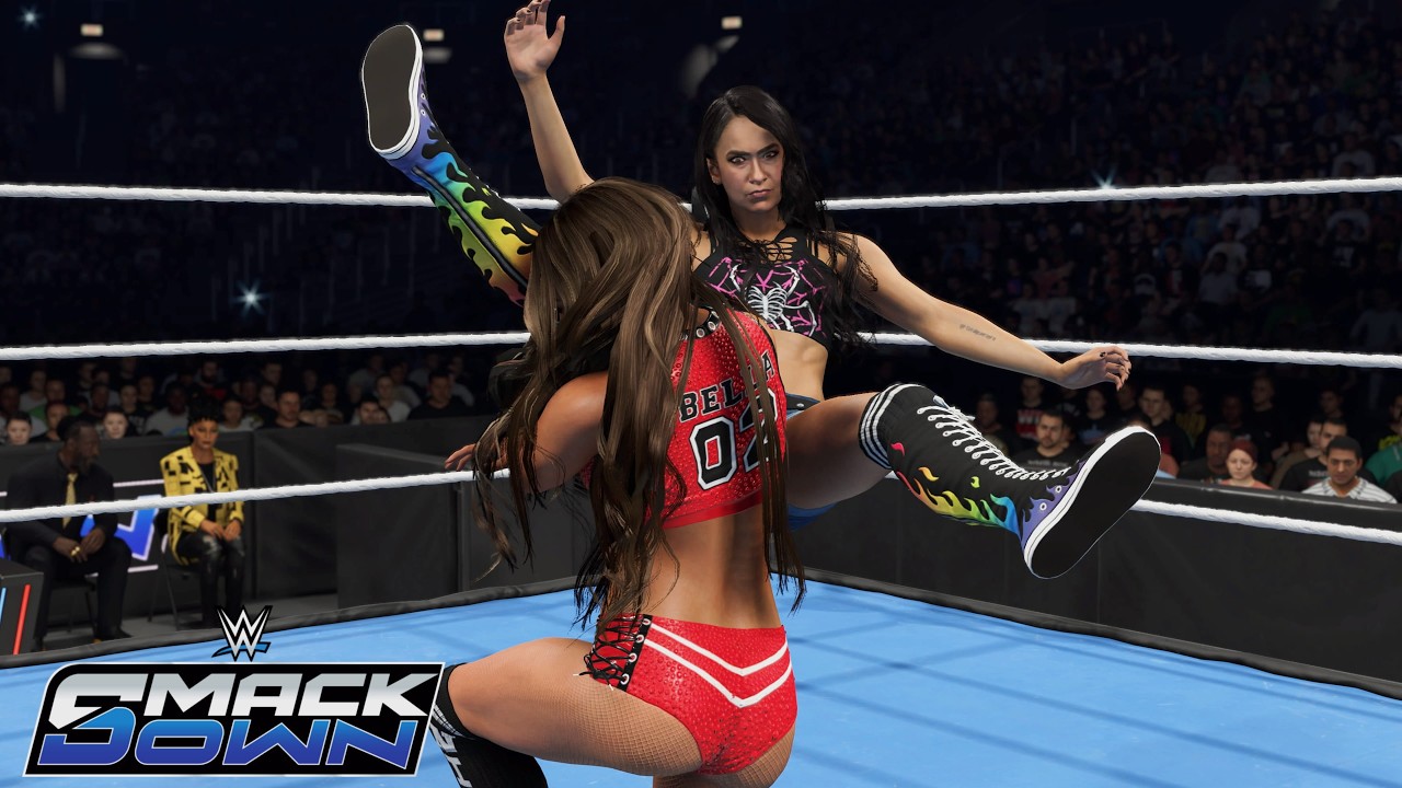 WWE 2K26 SMACKDOWN - Эй Джей Ли против Никки Беллы