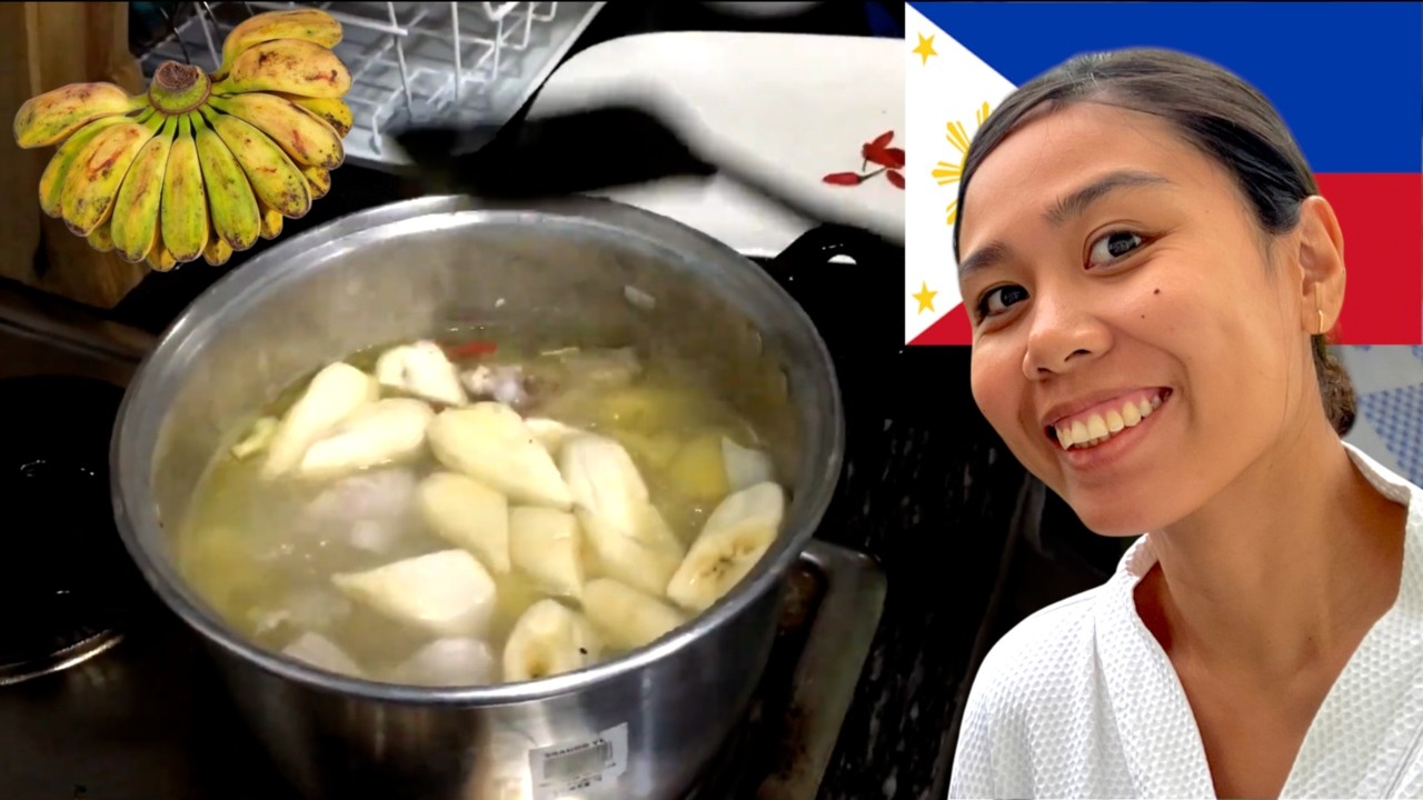 【年下フィリピーナの手料理🇵🇭】謎のフィリピンのバナナスープが斬新過ぎた