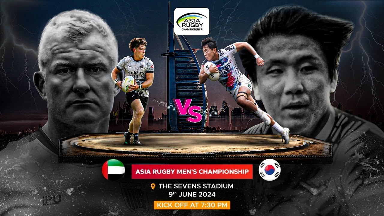Game 4 United Arab Emirates v Korea | Asia Rugby Men's Championship 2024
