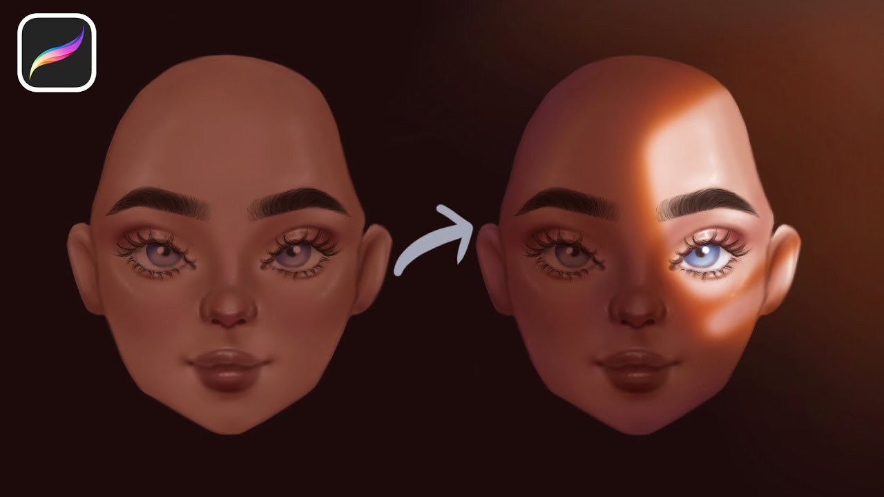 Учебник по драматическому освещению | Солнечный свет | Учебник Procreate